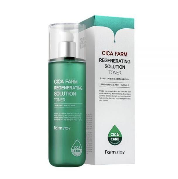 FARM STAY Cica Farm Regenerating Solution Toner 200ml (3 Options) # Toner 200ml x 3pcs