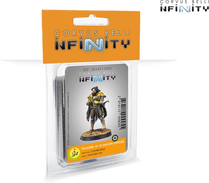 Infinity Haqqislam Saladin, O-12 Liaison Officer (Combi Rifle)