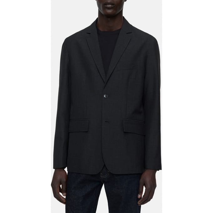 Closed Single Breasted Blazer Anthracite Melange Taglia: 52 | Blazers Outlet | Uomo