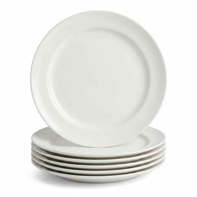 Royal Boch Kitchen Bord Plat 21cm set van 6