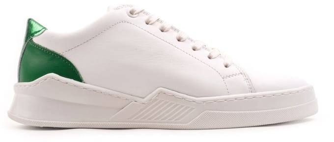 Omnio spencer city sneakers dames wit/groen leer