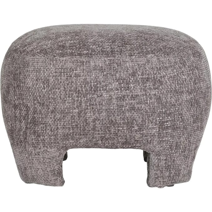 House Nordic Poef Nazare - Beige - Polyester - 53x41x38 cm