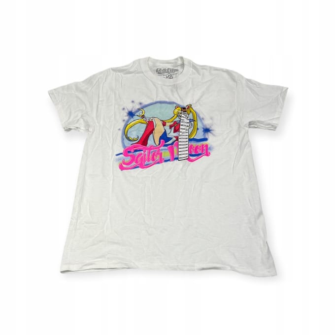 Koszulka T-shirt męski okrągły dekolt SPENCER'S SAILOR MOON M gray