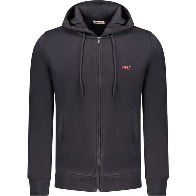 Rifle Blauwe Katoenen Heren Hoodie