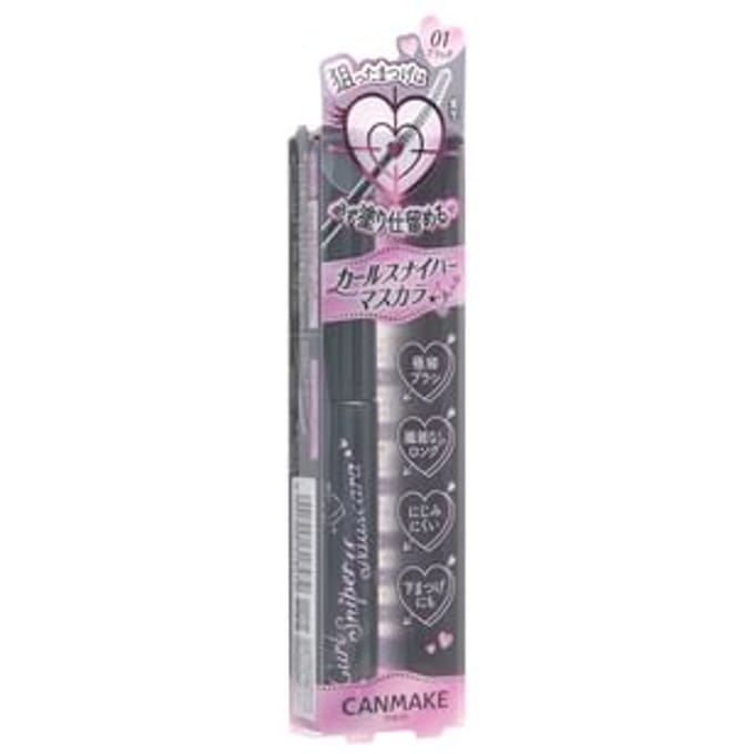 Canmake - Curl Sniper Mascara 01 Black