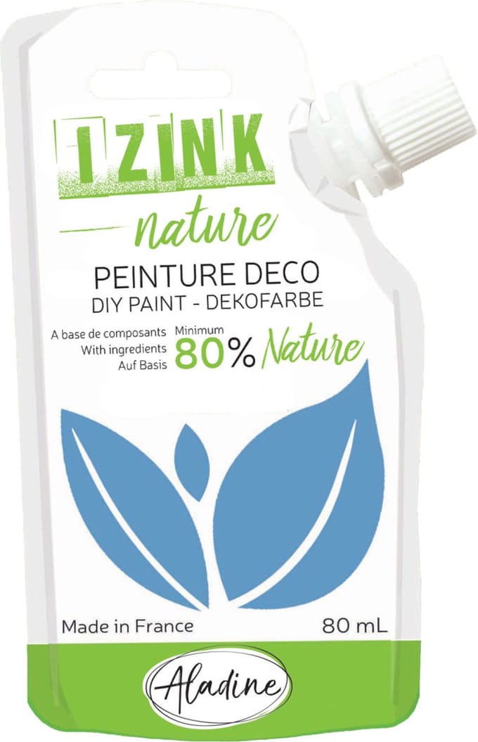 Aladine plakkaatverf Izink Nature 80 ml azuurblauw creatief.