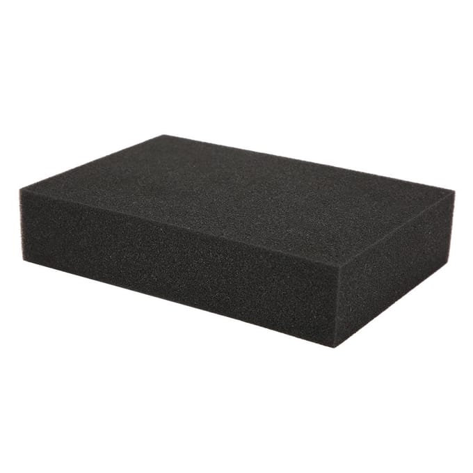 2 Stuks Spons Pad Vierkant Naaldvilten Spons Schuimmat voor Handmatige DIY Knutsel black