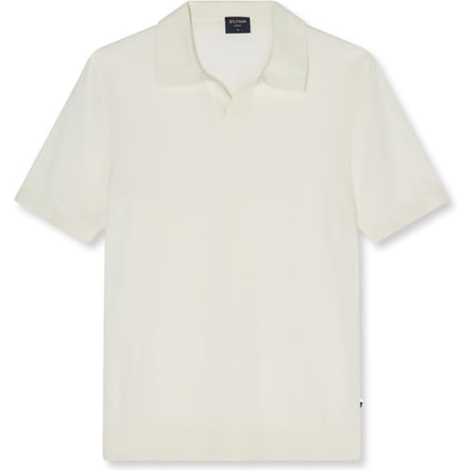 Slim fit Poloshirt van Mix van katoen en lyocell