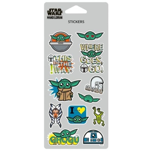 Disney 100 black collection mandalorian - stickers pop up