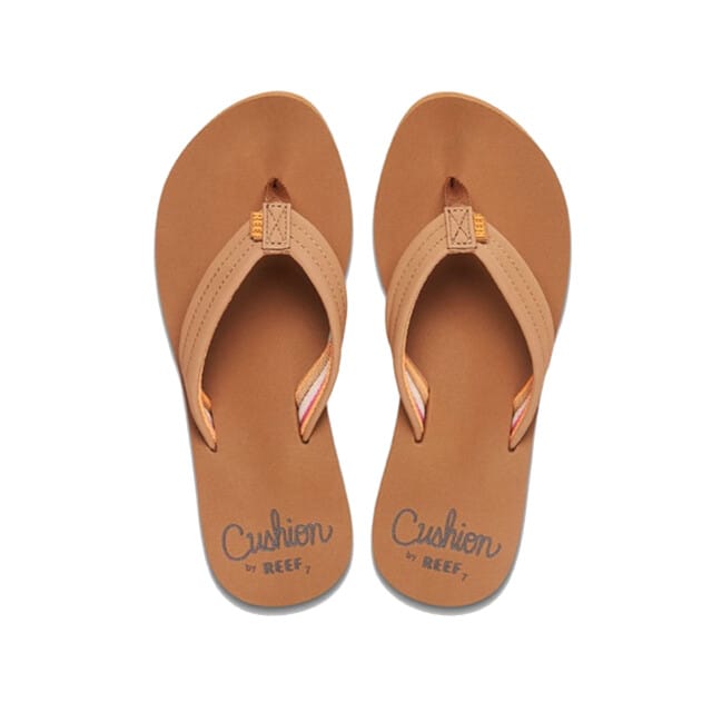 Reef Cushion Breezetan/Smoothie Dames Slippers - Cognac - Maat 38,5