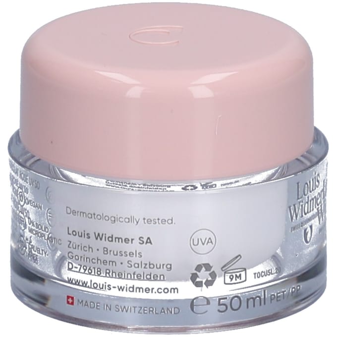 Louis Widmer Nutriderm Dagcrème Éclat Rosé UV50 Licht Geparfumeerd Crème