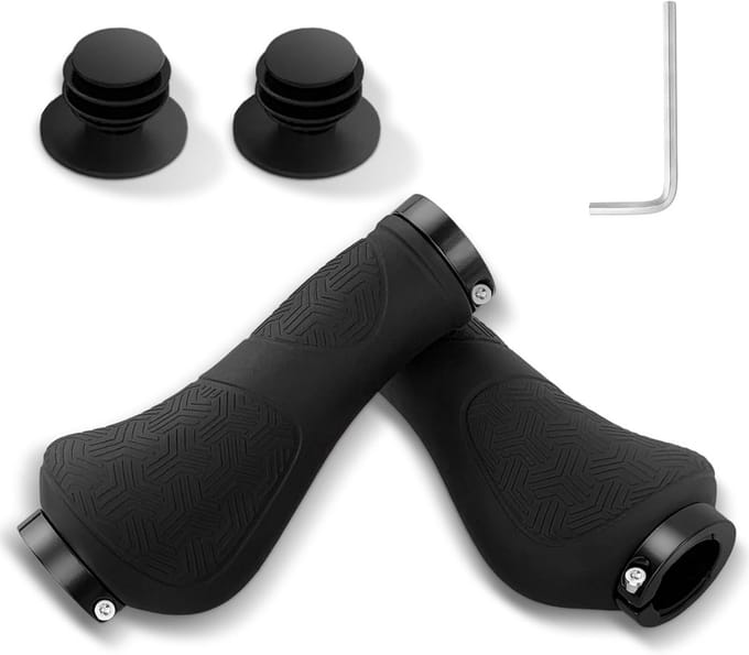 Ergonomische Fietshandgrepen | Antislip & Schokabsorberend Rubber