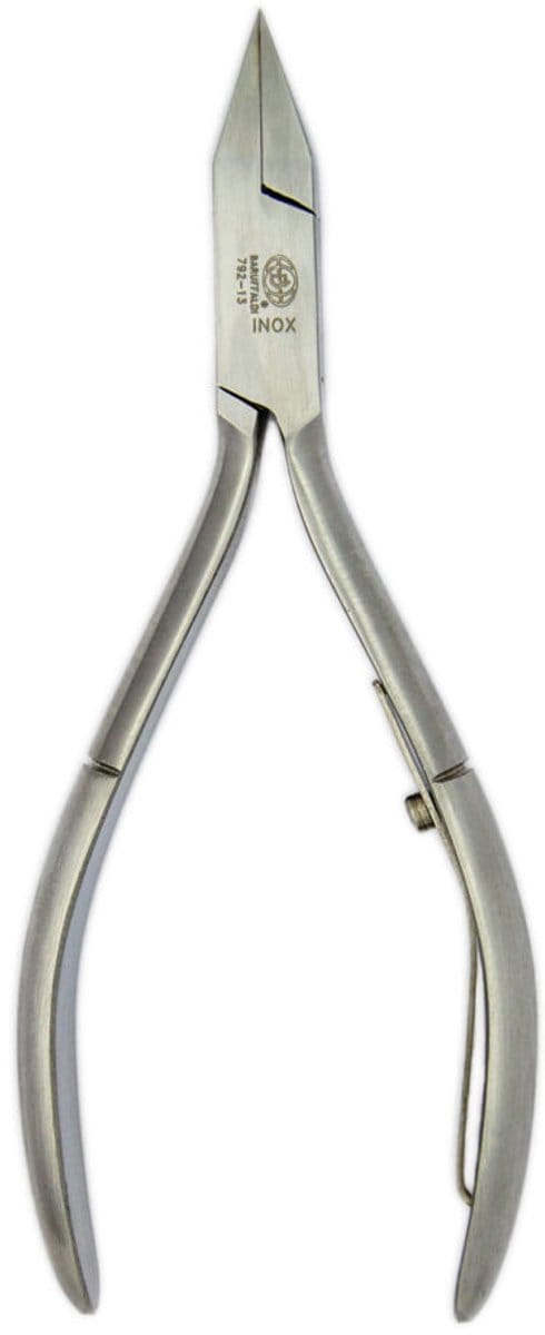 Baruffaldi- Professional - Ingegroeide teennageltang - RVS/Cobalt - 13 cm.