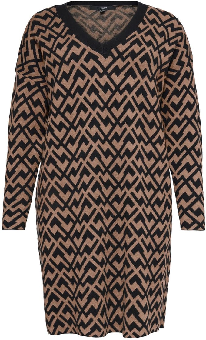 Vero Moda Curve Gebreide jurk VMCARIA Korte jurk