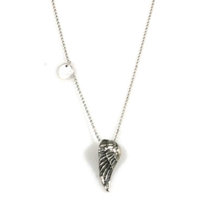 Heaven Eleven Ballchain heren RVS Vleugel MN115