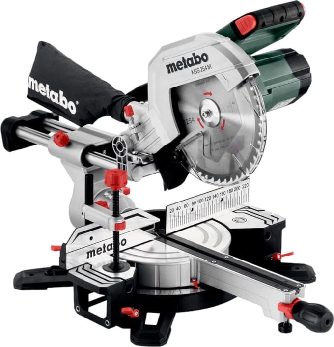 Metabo KGS 254 M - sliding compound miter saw - 1450 W - 254 mm