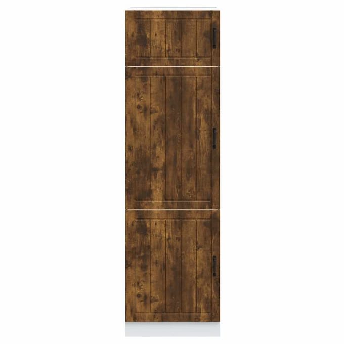 vidaXL - Keukenkast - Lucca - bewerkt - hout - gerookt - eikenkleurig