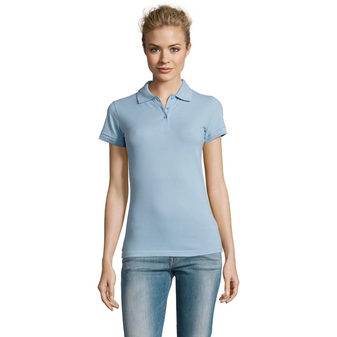SOLS Dames/Dames Perfect Poloshirt (Hemelsblauw)