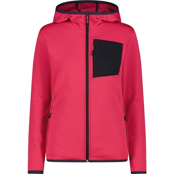 Dames hoodie met rits CMP Grid Tech