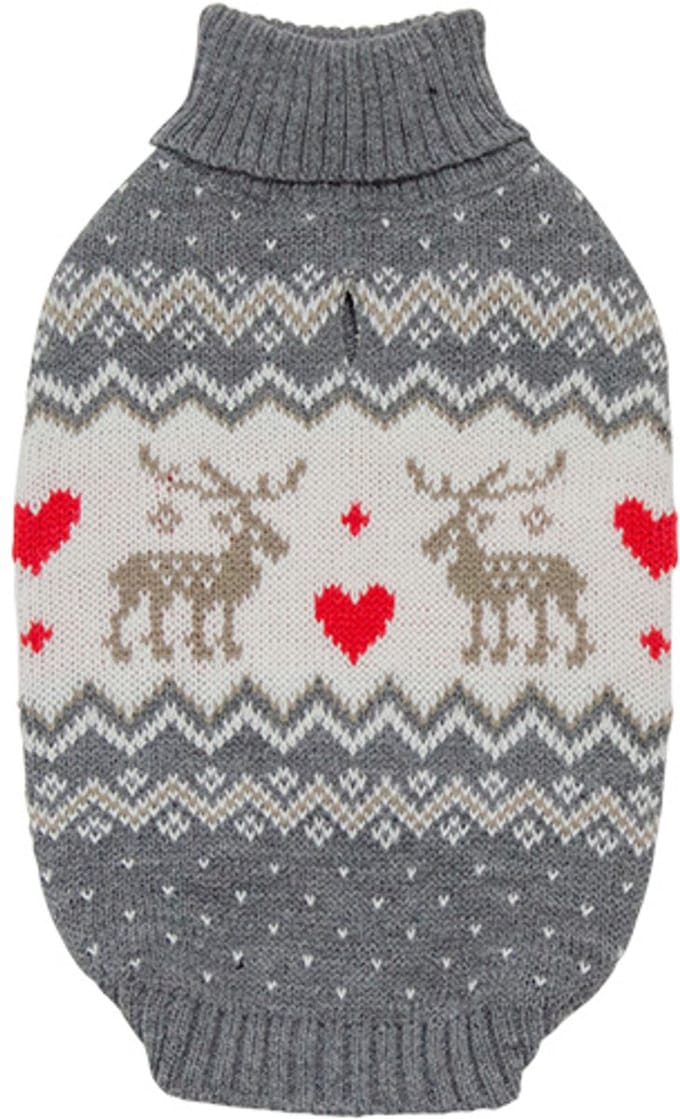 Jack and Vanilla Dogwalk Hondentrui Grijs - Maat S: 30 cm