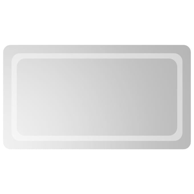 vidaXL - Badkamerspiegel - LED - 50x90 - cm