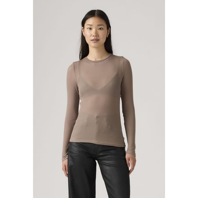 Levi's Sheer Long Sleeve Layering Top Taglia: S | Maglie a manica lunga Outlet | Donna