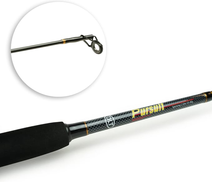 DLT Pursuit Spin - 2.40m - 10-40g - Roofvis - Zwart