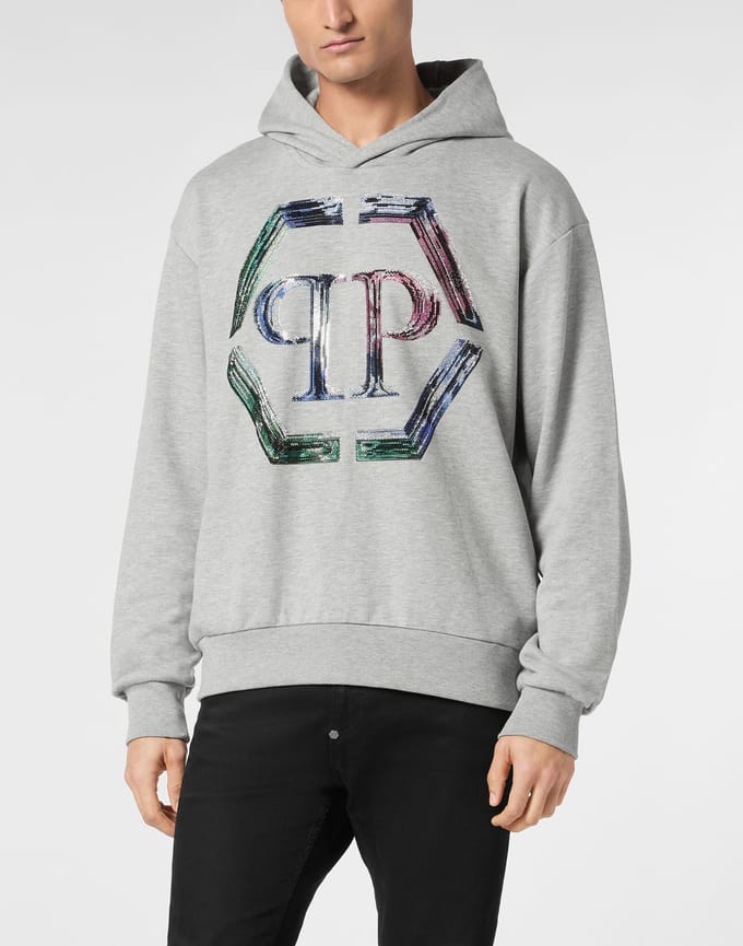 Sweatshirt Met Capuchon Hexagon