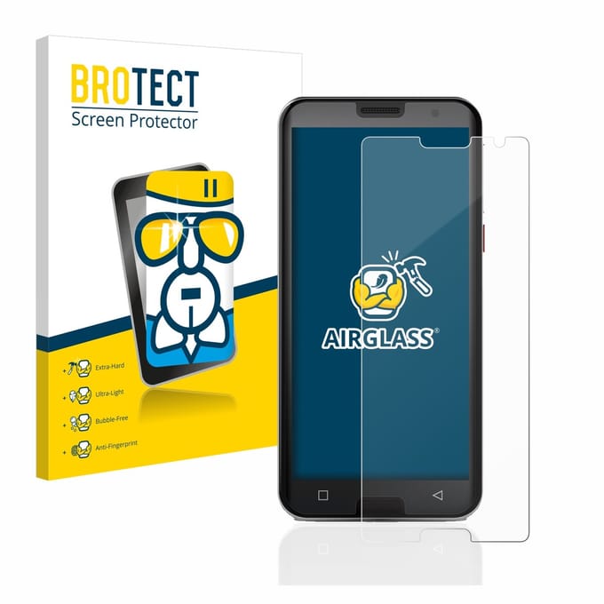 Screenprotector voor Emporia Smart 5 Beschermglas transparant