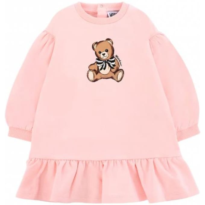 Baby jurk Moschino MDV0CW_ROSA