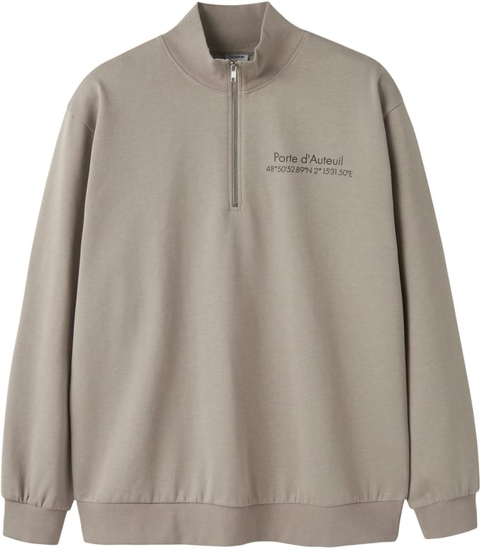 NAME IT - TAMCOX LS HALF ZIP LOGO NOOS - Heren - Vesten