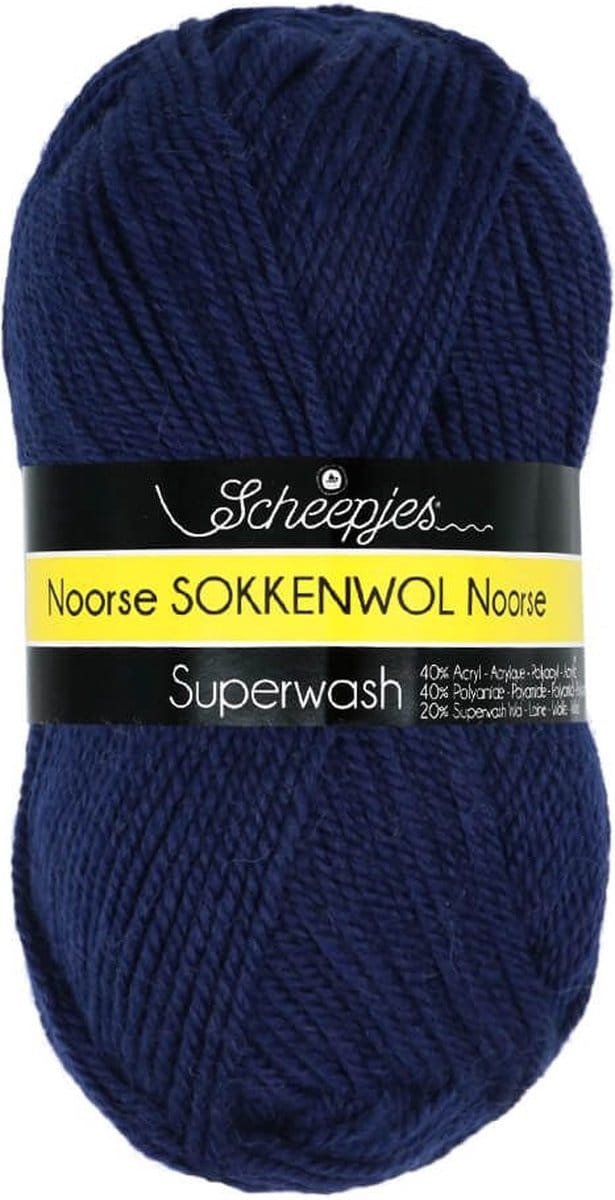 Scheepjes Noorse Wol Markoma 100g - 6865 Blauw