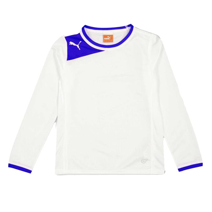 Puma Power Cat-shirt voor kinderen (Wit/blauw)