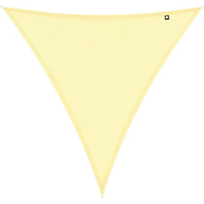 Kopu® Schaduwdoek Driehoek 3x3x3 mtr Waterdicht 230 grams - Creme