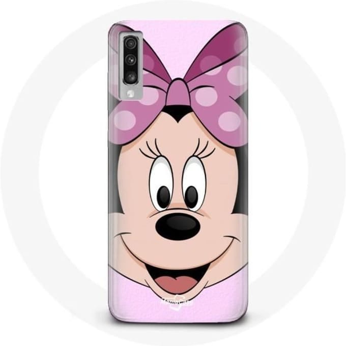 Coque Samsung Galaxy A70 Minnie Mouse Dessin animé rose