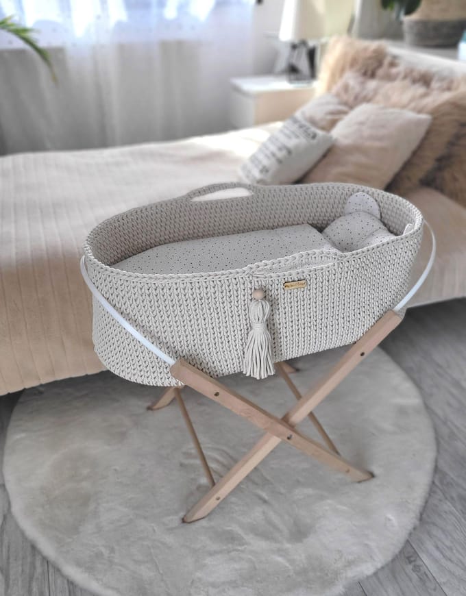 Moses mand BOHO Handgemaakt met standaard - crft me