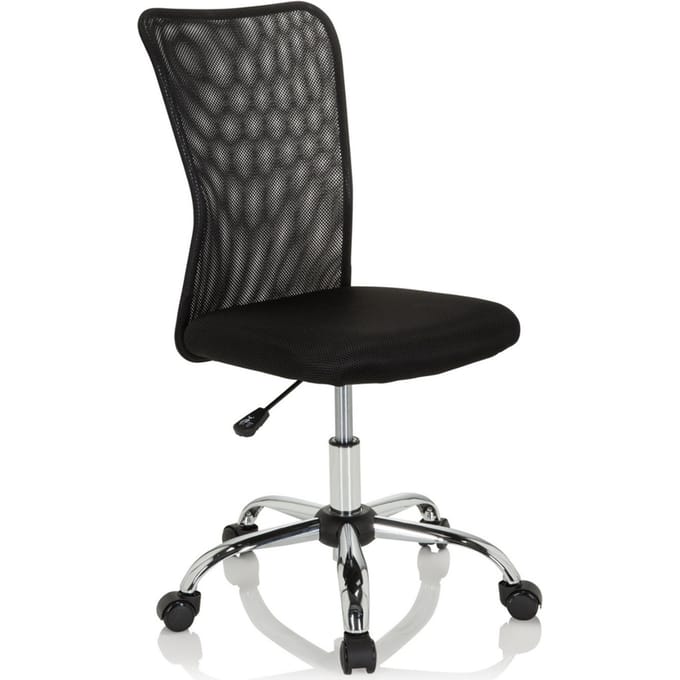 Kinder bureaustoel KIDDY NET I Netstof zwart hjh OFFICE