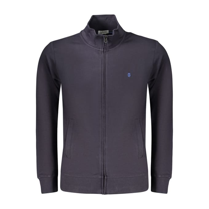 Coveri Moving Blauwe Katoenen Heren Sweater