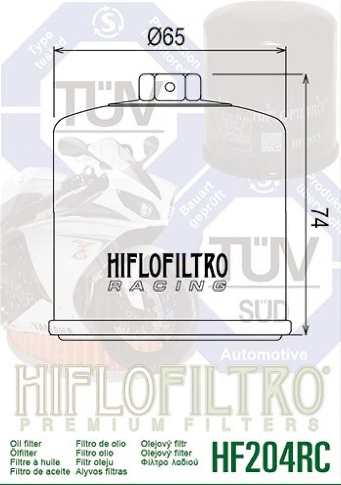 Hiflofiltro-oliefilter voor Triumph 2300 Rocket III (2004-2010), nieuw