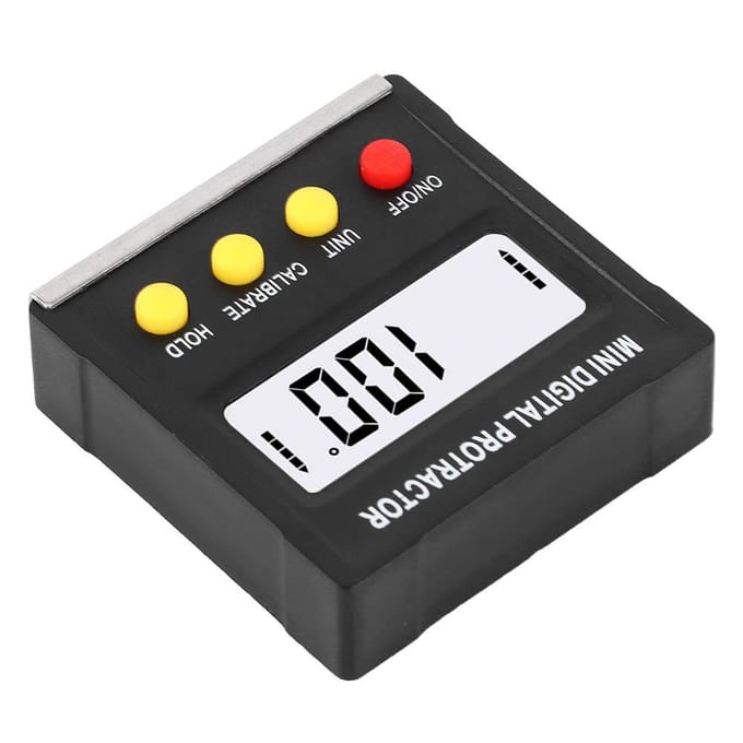 Mini Elektronische Digitale LCD Gradboog Hoekzoeker Waterpas Inclinometer Meetinstrumenten white
