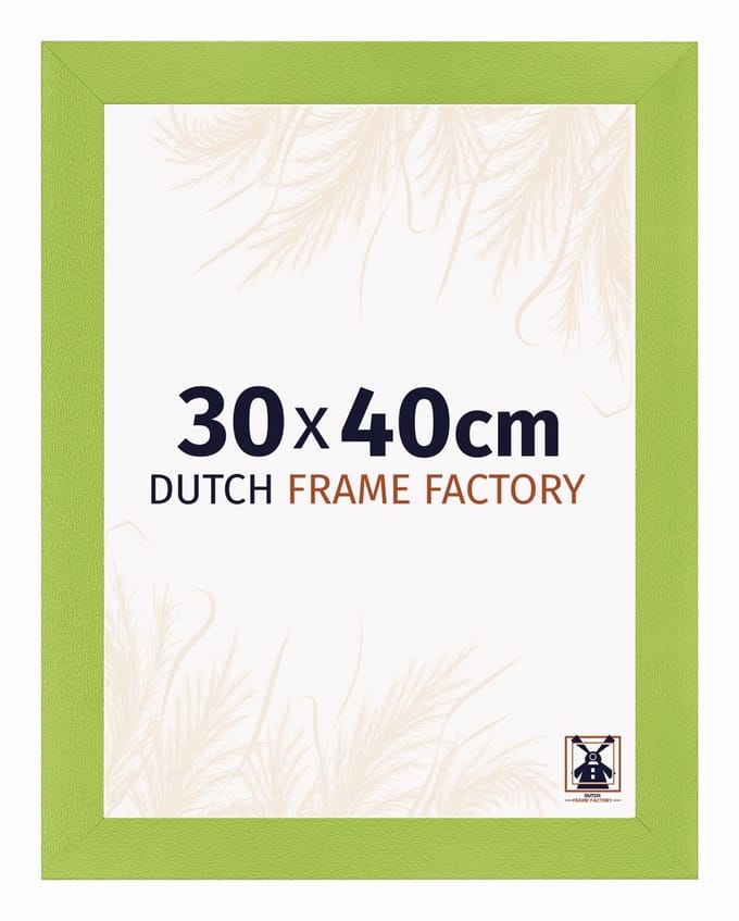 Fotolijst 30x40 cm - MDF - Groen - Praag