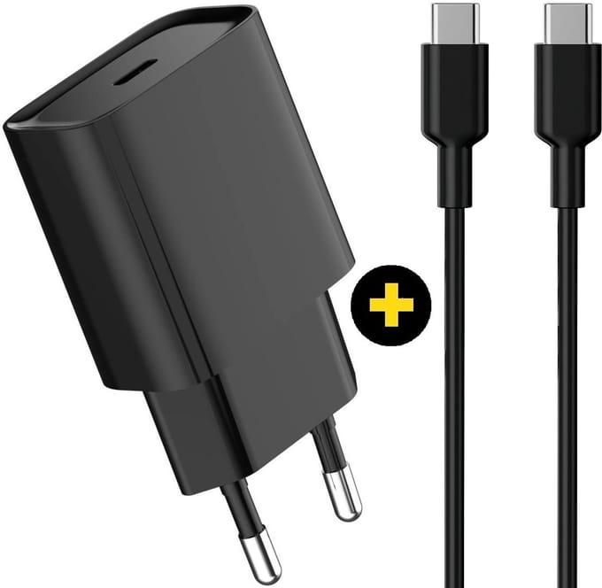 ThunderGold Snellader USB C Adapter + USB C Kabel 2 Meter - USB C Oplader - Adapter USB C - Oplader USB C - USB C Lader - USBC lader - Universeel