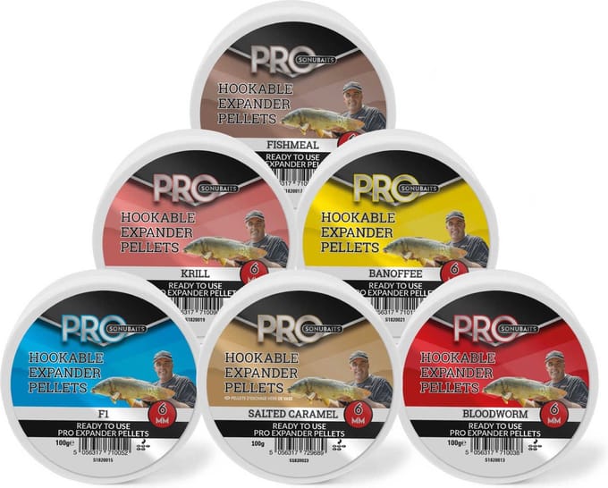 Sonubaits Pro Hookable Expander Pellets (100g) - Smaak : 8mm - Salted Caramel