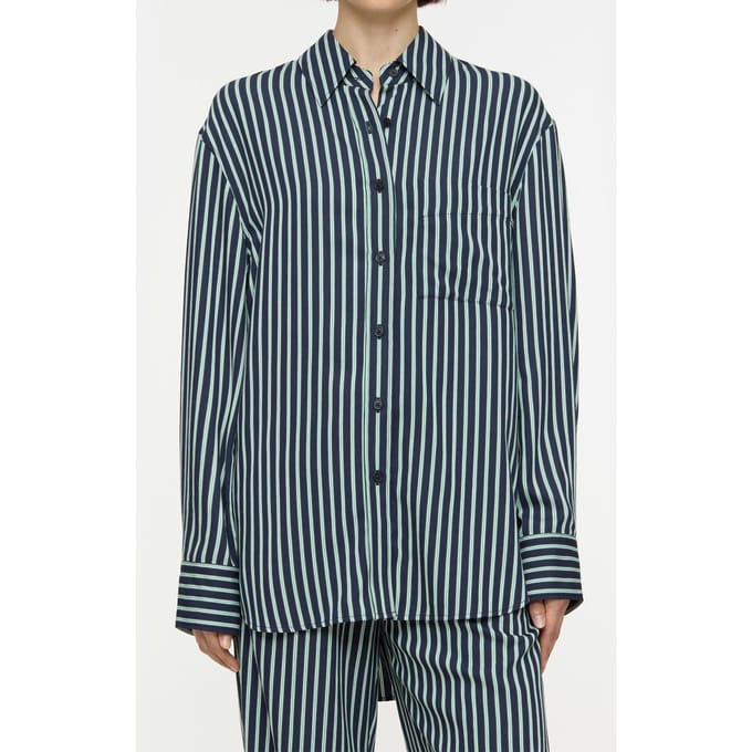 Closed Oversize Shirt Dark Night Taglia: S | Maglie a manica lunga Outlet | Donna | Nero