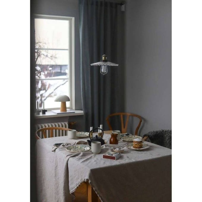 Globen Lighting hanglamp COBBLER, helder, Ø 25 cm