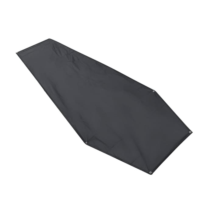 Waterdichte kampeervoetafdruk voor 1-persoonstent Backpackingtent Tarp Grondzeil Grondzeil Groundsheet gray
