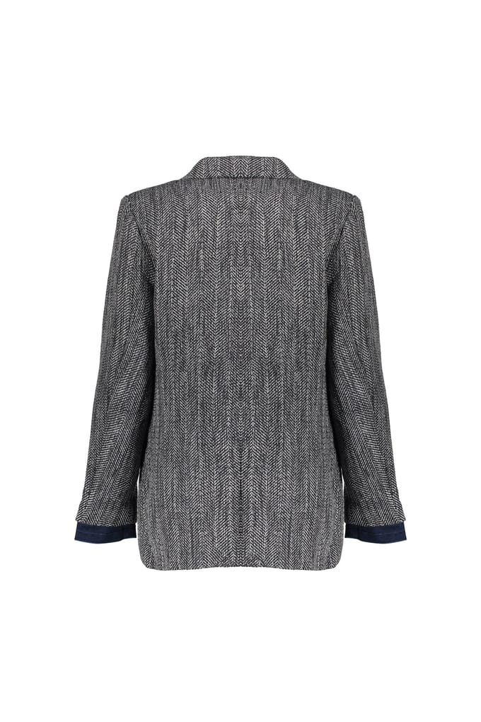 Geisha Blazer Tweed + Denimpocket Anthracite + Denimpocket Taglia: M | Blazers Outlet | Donna | Blu