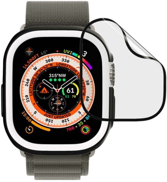 RhinoShield 3D Impact Apple Watch Ultra 49 mm screenprotector