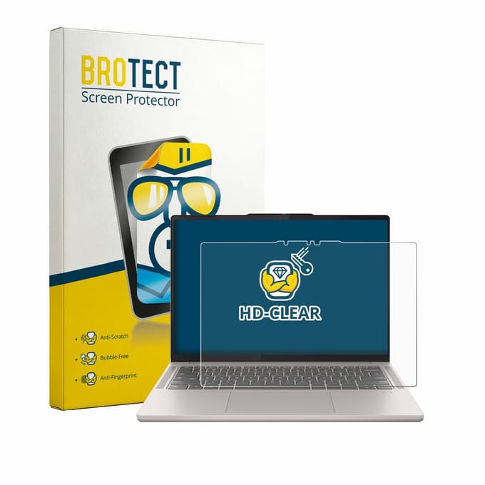 BROTECT - Screenprotector voor Lenovo Chromebook Plus Gen 10 14" - Folie Beschermfolie transparant