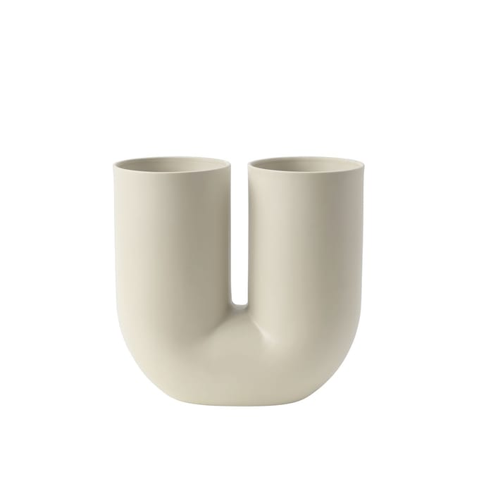 Muuto Kink Vaas - Höhe 26 cm - sand